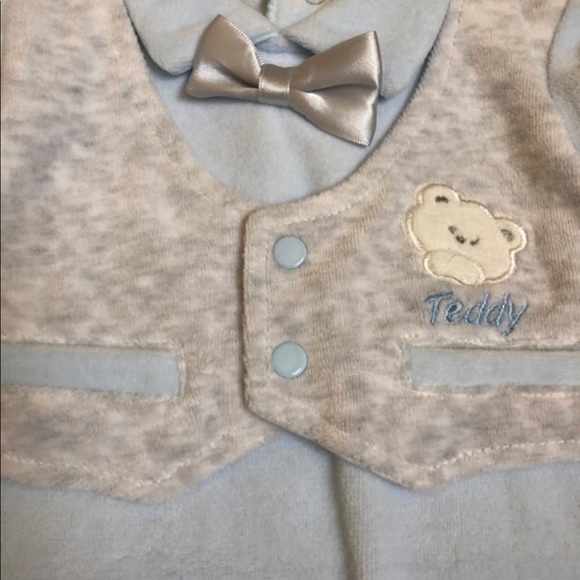 Oatmilk Velour Footie